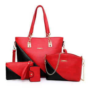 Conjunto de Bolsas em Couro Genevieve