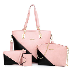 Conjunto de Bolsas em Couro Genevieve