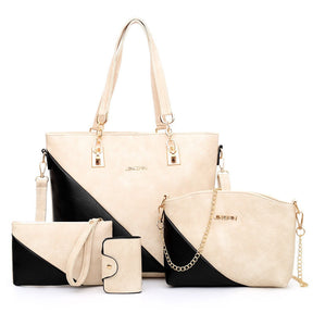 Conjunto de Bolsas em Couro Genevieve