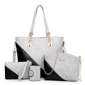 Conjunto de Bolsas em Couro Genevieve