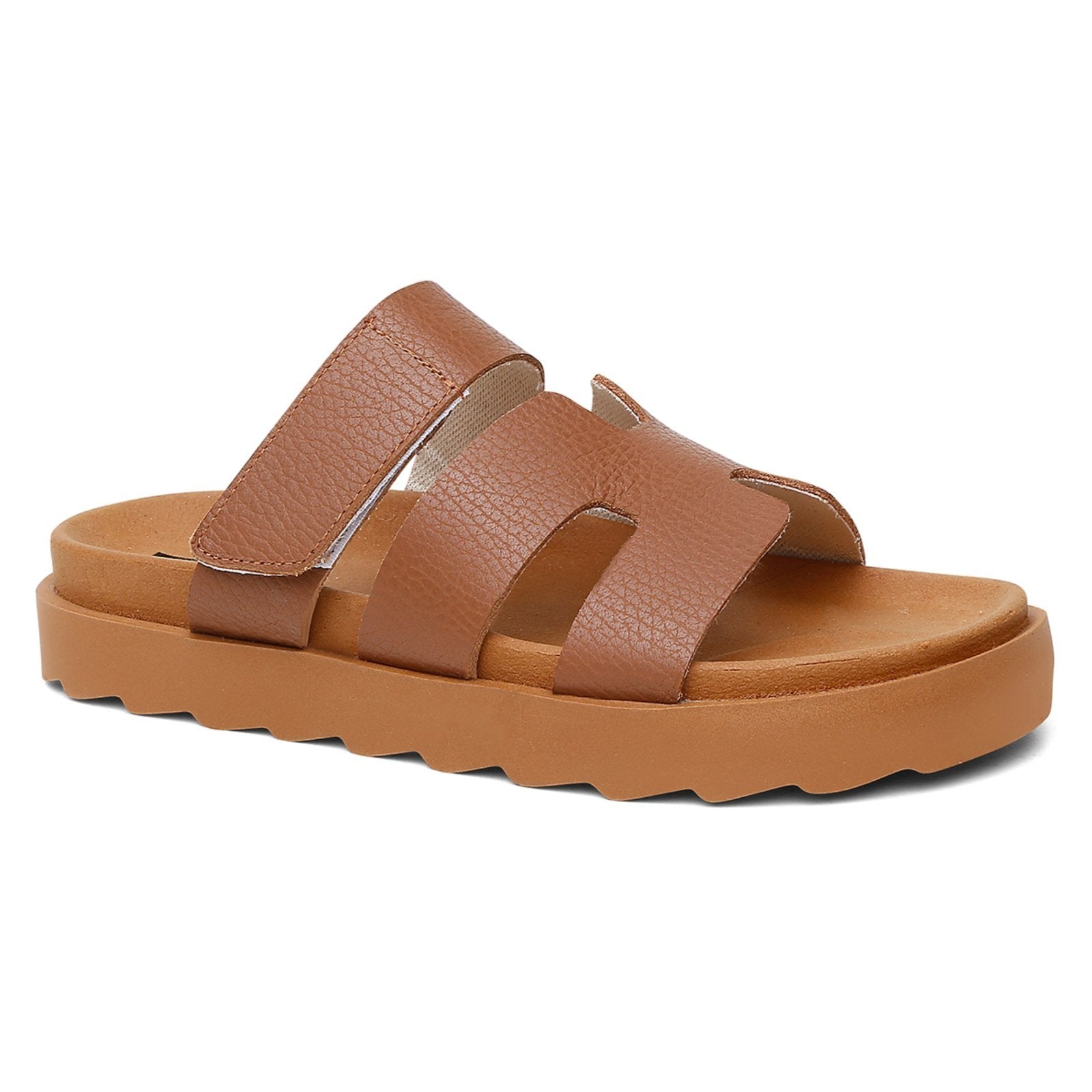 Sandalia Feminina Hera Vittal Flat em Couro