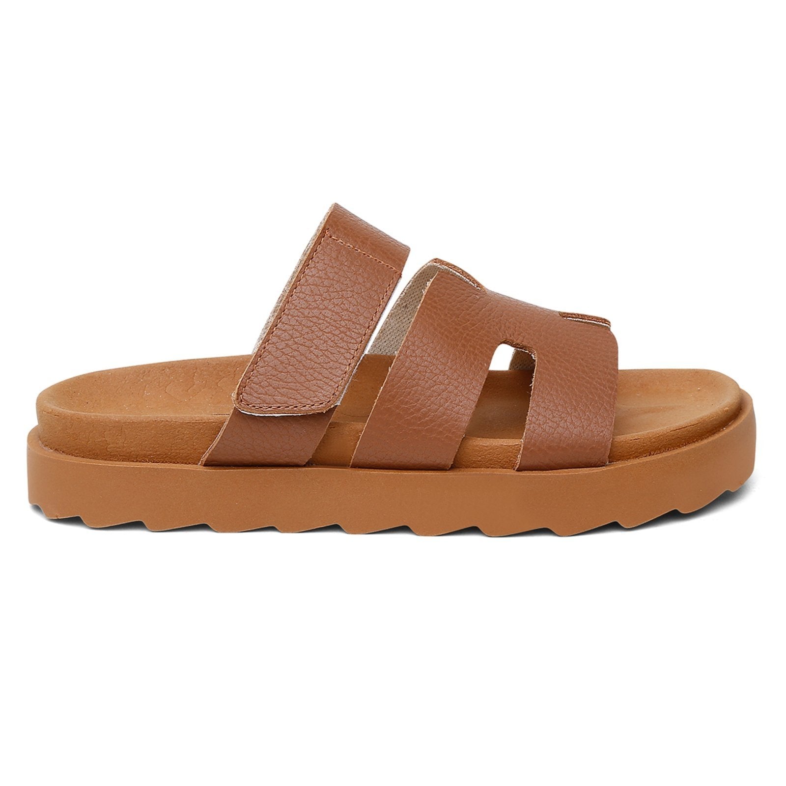 Sandalia Feminina Hera Vittal Flat em Couro