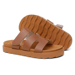 Sandalia Feminina Hera Vittal Flat em Couro