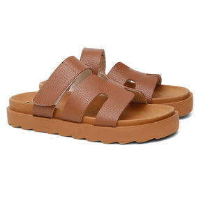 Sandalia Feminina Hera Vittal Flat em Couro